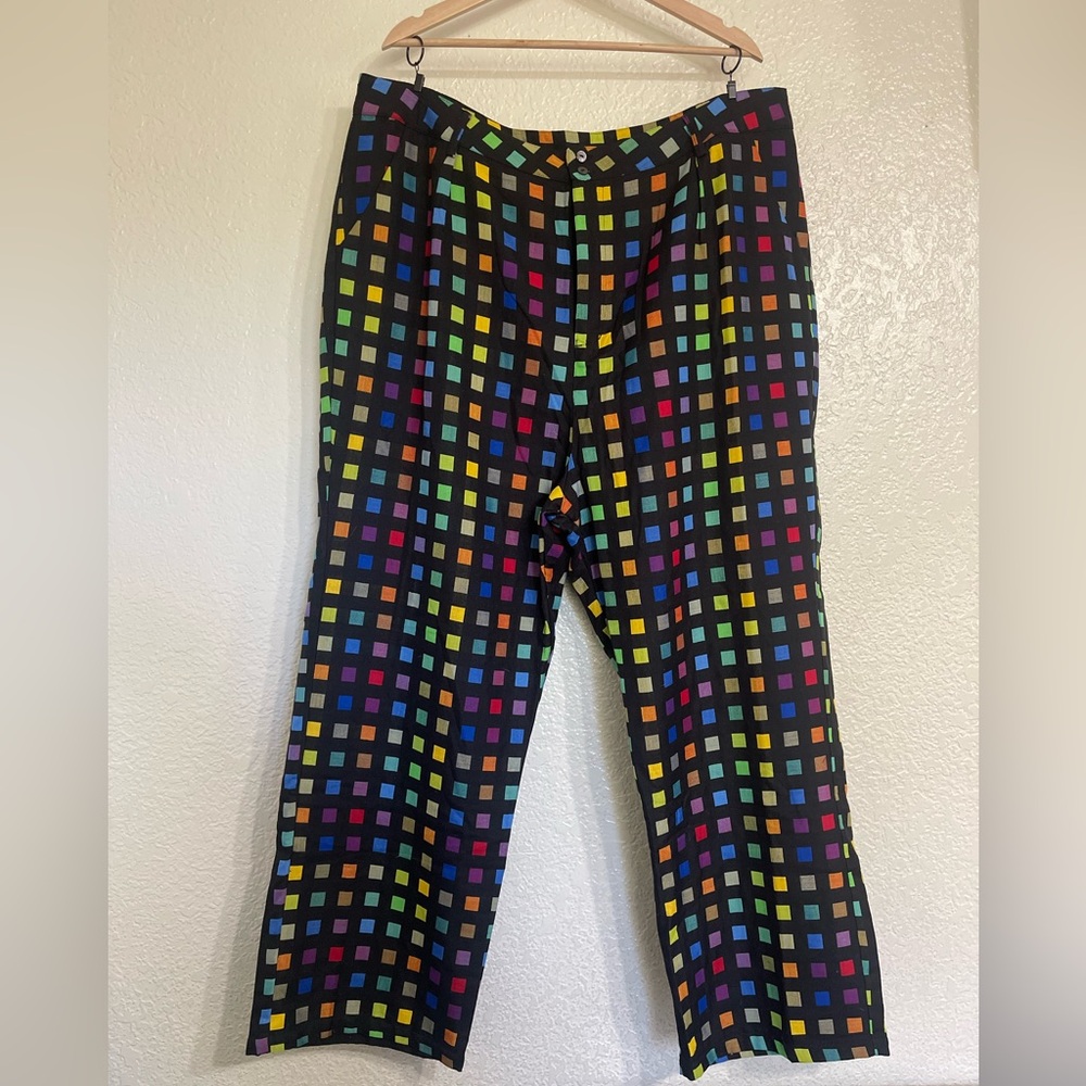 Fashion Brand Company Pantone Pants, Black, size 4XL